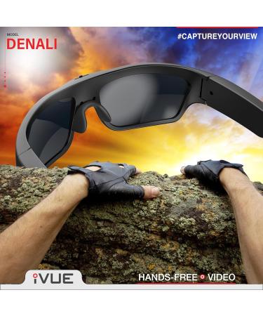 iVue Denali 2K/1080P HD Camera Glasses | Sport Sunglasses DVR | 120FPS | Black - Buy Online on SooperMarket.com