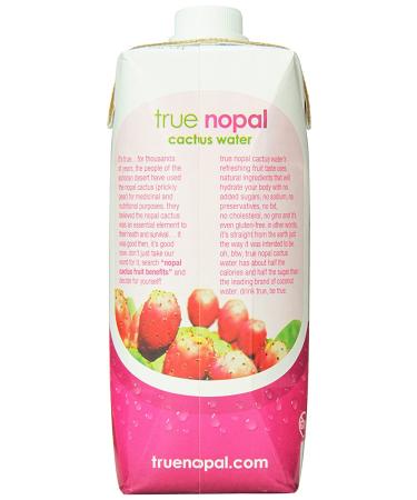 True Nopal Cactus Water 16.90 Fl. Oz - Pack of 12 | Refreshing Hydration - Buy Online on SooperMarket.com