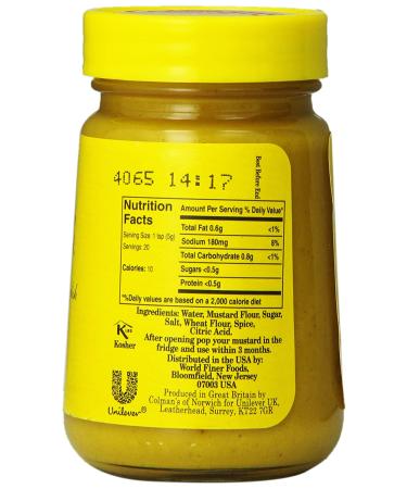 Colman's Mustard Glass Jar Original 28 Ounce - Pack of 8 - Buy Online on SooperMarket.com