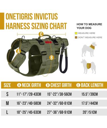 OneTigris Dog Lift Harness for Large Dogs - Dog Support Sling with Handles | Invictus Multifunctional Mobility Assistance Vest - Dog Hip Support Brace | Olive (L) - Buy Online on SooperMarket.com