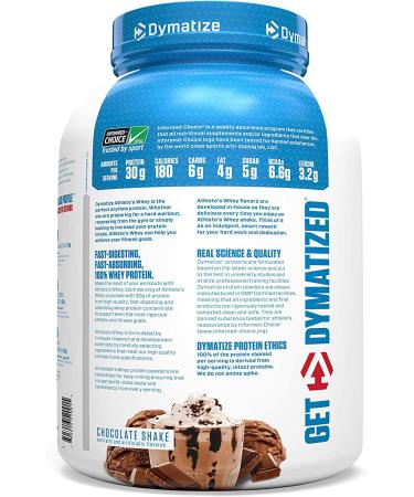 Dymatize Athlete's Whey Cookies & Cream 1.75 lb - High-Protein Protein Powder - Buy Online on SooperMarket.com
