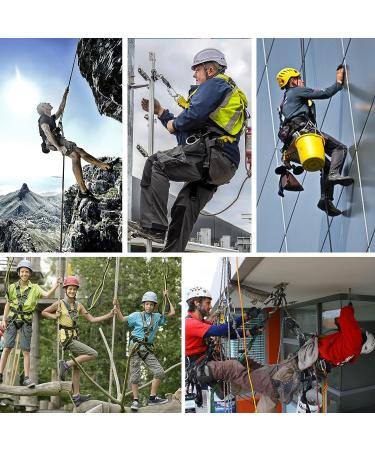 TRSMIMA Thicken Climbing Harness - Adjustable Tree Climbing Belt for Professional Rock Climbing, Fire Rescue, and Outdoor Adventure Activities - Includes Sports Gloves - Buy Online on SooperMarket.com