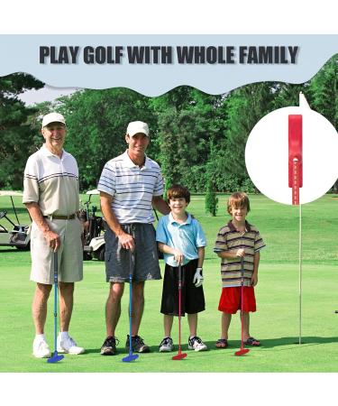 ToVii Golf Putter 2-Pack | Adjustable Mini Golf Putter for Kids & Adults | Two-Way Right or Left Handed | Junior Golf Clubs with Premium Grip | Blue+Red - Buy Online on SooperMarket.com