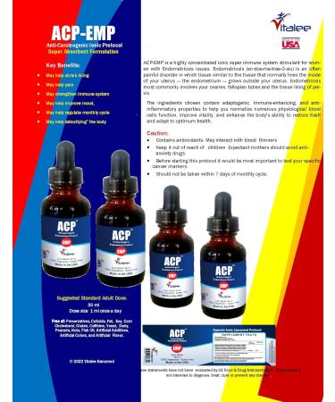 ACP-EMP Women Health Serum (60ml) - Improve Women's Health Naturally - Buy Online on SooperMarket.com
