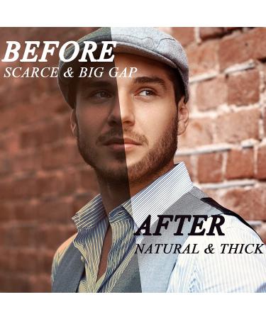 2PCS Beard Pencil Filler for Men - Sweat Proof, Water Resistant, Long Lasting - Enhance Facial Hair & Mustache - Black (2xPEN) - Buy Online on SooperMarket.com