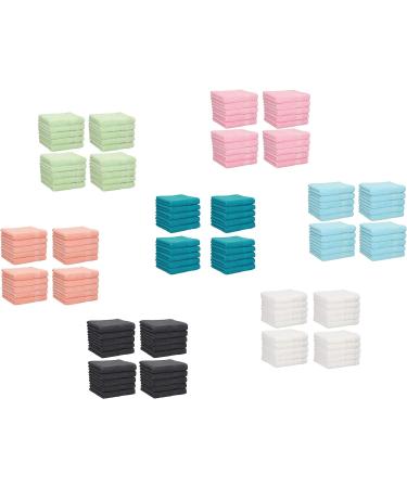 Betz 20 Piece Face Cloth Set Neapel - 100% Cotton - Green - 30 x 30 cm - Pack of 20 - Buy Online on SooperMarket.com