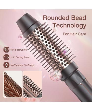 5 in 1 Curling Iron Set | Instant Heat Hair Curling Wand with Ceramic Wands & Accessories for Girls and Women - Black - Buy Online on SooperMarket.com