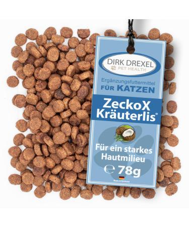 Dirk Drexel ZeckoX herbal treats for cats | treats with herbal extracts | natural nutrition with coconut & cardoon 3 month treatment