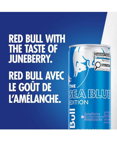 Red Bull Energy Drink The Sea Blue Edition 250ml (4 pack) Juneberry - Buy Online on SooperMarket.com