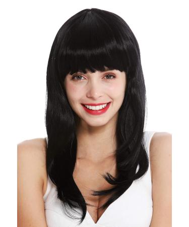 WIG ME UP 3268-1 Black Long Straight Wig for Women | Slightly Layered Bangs - Shop Internationally - Buy Online on SooperMarket.com