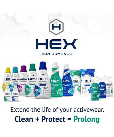 HEX Performance Fresh & Clean Laundry Detergent 64 Loads (Pack of 2) | Activewear Formula | Eco-Friendly 32 Fl Oz - Buy Online on SooperMarket.com