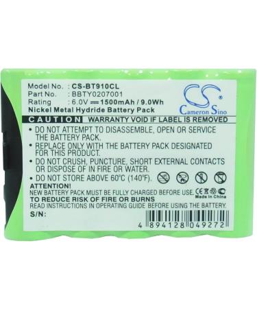 1500mAh Replacement Battery for AT&T 84020 24896 STB-910 (6.0V) - International Shipping Available - Buy Online on SooperMarket.com