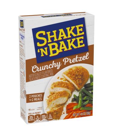 Shake 'N Bake Crunchy Pretzel Seasoned Coating Mix 4.6oz Box (Pack of 8) - Buy Online on SooperMarket.com