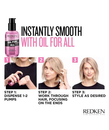 Redken Oil for All Hair Types 3.4 Fl Oz - Multi Benefit Hair Oil (Pack of 1) - Buy Online on SooperMarket.com