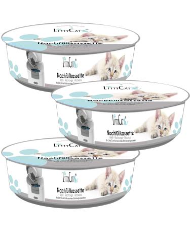 Littycat refill cassettes for Littycat cat litter disposal bucket - pack of 3