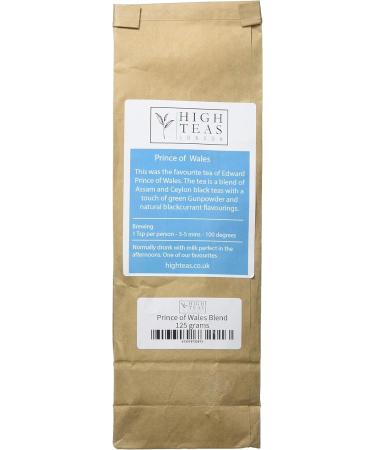 High Teas London Prince of Wales Blend Black Tea 125 g Pouch - Buy Online on SooperMarket.com