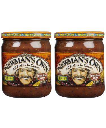 Newman's Own Black Bean & Corn Salsa, 16 oz, 2 pk