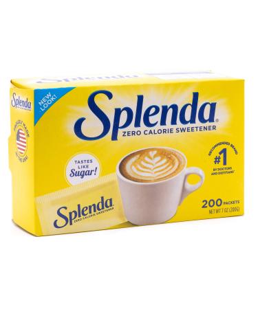 Splenda No Calorie Sweetener, 200 Count Packets