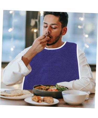 Apron Bibs Adult Eating Bib Household Clothing Protector Bib for Adults for Eating Food Eating Bib Adult Bib Dinner Bib Elder Eat Bib Polyester Neutral1149 - Buy Online on SooperMarket.com