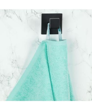 ZOLLNER Set of 6 Mint Green Cotton Small Bath Towels 50x100 cm - Soft & Absorbent Perfect for Home or Travel - Buy Online on SooperMarket.com