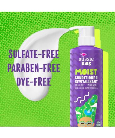 Aussie Kids Moist Sulfate Free Conditioner 16 fl oz - Pack of 4 | Gentle Formula for Kids - Buy Online on SooperMarket.com