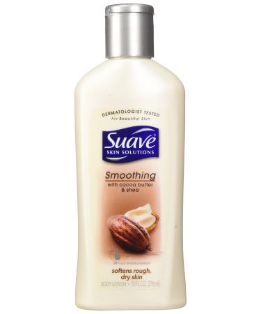 Suave Smoothing with Cocoa Butter & Shea Body Lotion 10 Fluid Ounce