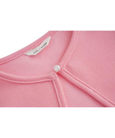 BONNY BILLY Girls Pink Knitted Cotton Cardigan Shrug - Size 3-4 Years | Kids Clothing - Buy Online on SooperMarket.com