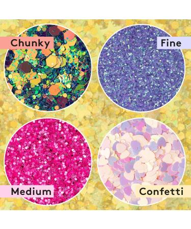 Mylee All That Glitters Ambitious - 101 Glitter Colors for Nail Art & Crafts - Buy Online on SooperMarket.com