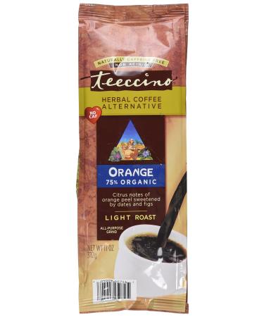 Teeccino Chicory Herbal Coffee Orange Light Roast Caffeine Free 11 oz (312 g)