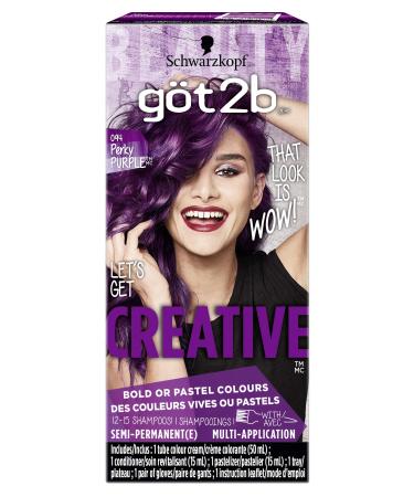 Got2b Creative Semi-Permanent Hair Color 094 Perky Purple