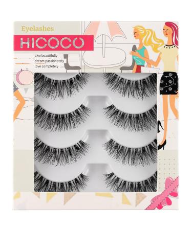 3D False Eyelashes - Handmade Natural Look Fluffy Strip Lashes Multipack (HS17-7) - Buy Online on SooperMarket.com