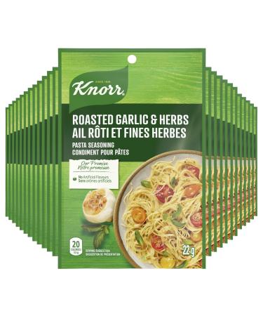 Knorr Pasta Seasoning for an easy delicious pasta sauce Roasted Garlic & Herbs no artificial flavours 22 g 24 count