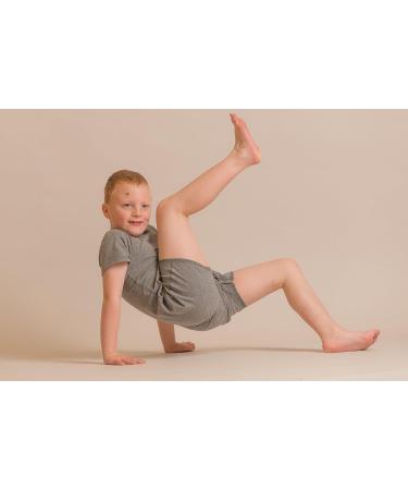 Kaycey Special Needs Popper Vest Short Sleeve Bodysuit 11-12 Years Grey | Adaptive Clothing for Children | Supersoft Cotton Elastane Fabric - Buy Online on SooperMarket.com