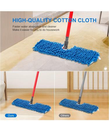 2 Pack Thicken Mop Refills for O-Cedar Dual-Action Microfiber Flip Mop - Machine Washable Replacement Heads for All Surface Cleaning - Buy Online on SooperMarket.com