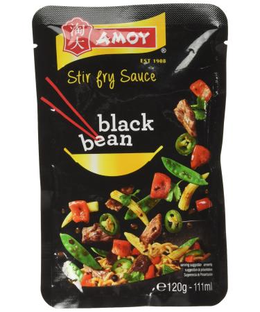 Amoy Black Aromatic Bean Stir Fry Sauce 120 g (Pack of 1) Ginger 120 g (Pack of 1)