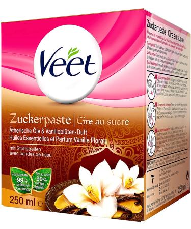 Veet Sugaring Sugar Paste Vanilla Blossom - Smooth Skin Hair Removal 500ml (2-Pack) Lasts Up to 4 Weeks - Buy Online on SooperMarket.com