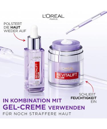 LOral Paris Revitalift Filler Hyaluron Serum 30ml | Anti-Aging Facial Care with 1.5% Hyaluronic Acid & Vitamin C | Shop Internationally - Buy Online on SooperMarket.com