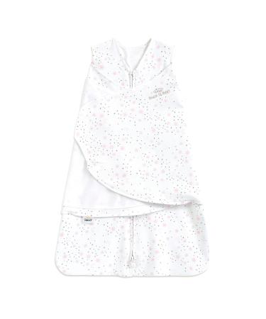 HALO Baby Sleeping Bag Swaddle | 1.5 TOG Sleepsack | 100% Cotton Pink Moons Sleeping Sack for Newborn Babies | Easy Zip Access Nappy Change | Wearable Blanket Grow Bag | Boys & Girls 4-6 Months Midnight Moons Pink 4-6 month
