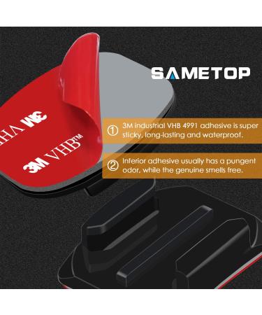 Sametop 3M Glue Bracket Adhesive Pads for GoPro Hero 12/11/10/9/8/7/6/5 & DJI Osmo Action Cameras - 6 Packs - Buy Online on SooperMarket.com