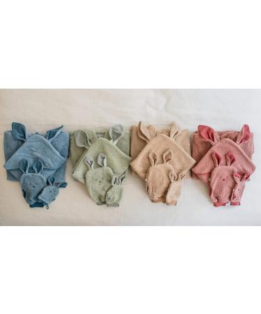 Woodchuck Hoodie Towel | Premium 100% Organic Cotton | Soft & Absorbent | OEKO-TEX Certified | 0-2 Years - Buy Online on SooperMarket.com