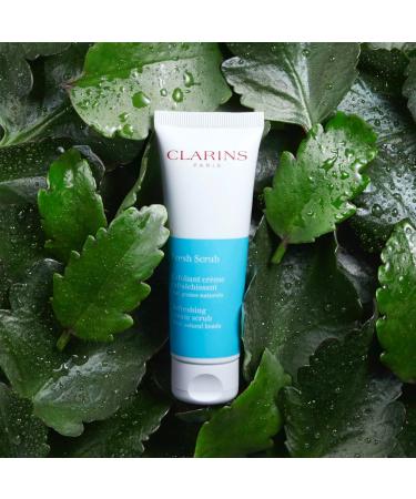 Clarins Fresh Scrub - Award-Winning Cream-Gel Face Scrub | Exfoliates & Hydrates All Skin Types | Paraben-Free SLS-Free Mineral Oil Free - Buy Online on SooperMarket.com