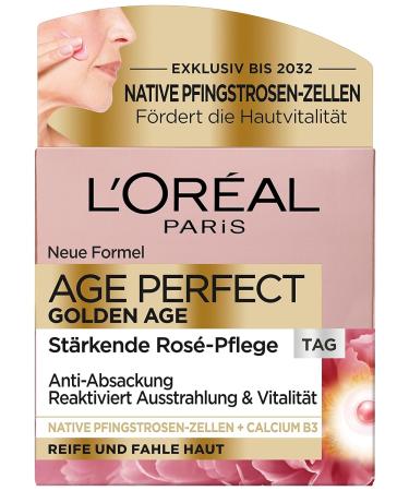 L'Or al Paris Age Perfect Golden Age Day Care - Anti-Aging Facial Cream for Mature & Pale Skin with Peony Extract 50ml - Buy Online on SooperMarket.com