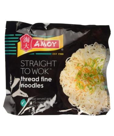 Amoy - Straight to Wok - Thread Fine Noodles - 2 x 150g