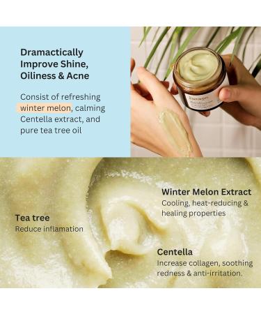 Cocoon Winter Melon Face Mask - Hydrating & Nourishing (1.01 fl oz) | International Shipping Available - Buy Online on SooperMarket.com