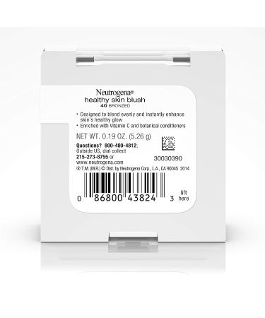Neutrogena Healthy Skin Blush 40/Bronzed 0.19 oz - Natural Radiance for a Healthy Glow - Buy Online on SooperMarket.com