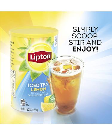 Lipton Sweetened Lemon Black Tea Mix - Perfect for Parties (28qt) - Buy Online on SooperMarket.com