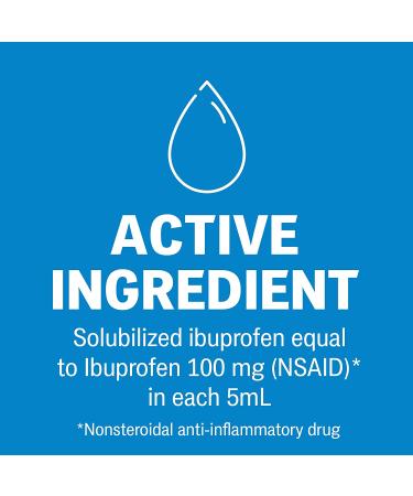 Children's Advil Pain & Fever Reliever - Dye Free Liquid Ibuprofen, White Grape Flavor 4 Fl Oz (Pack of 3) - Buy Online on SooperMarket.com