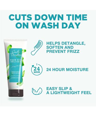 Carol's Daughter Wash Day Delight Cream Serum - Curly Hair Moisturizer, Anti-Frizz, Aloe & Glycerin, 6.8 fl oz - Buy Online on SooperMarket.com