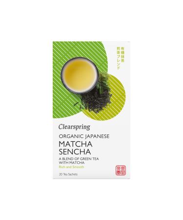 Clearspring Organic Japanese Matcha Sencha - 20 Tea Sachets