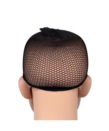 Blisstime Pack of 12 Black Wig Cap Open End Mesh Net Liner Weaving Cap - Buy Online on SooperMarket.com